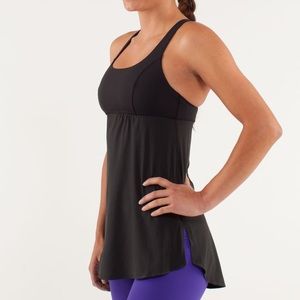 Lululemon Venus Tank Black Vintage 2012 Black Flow